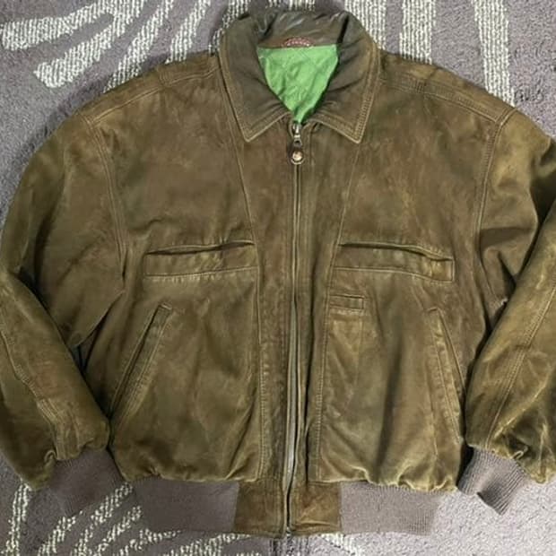 90s 80s 휴고보스 스웨이드 레더 자켓 라지