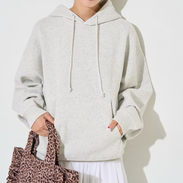 프릭스스토어 숏랭스 12온스 헤비웨이트 후디(라이트그레이)