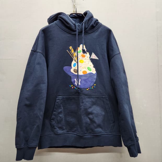 뉴에라 뉴욕양키스 아이스크림 그래픽 후드티 M(L)