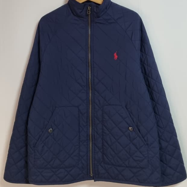 실측 S (55) 폴로랄프로렌 네이비 퀼팅자켓