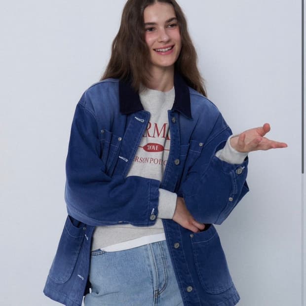 새상품 그로브 GROVE freed denim jaket 