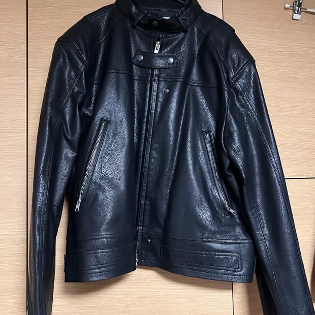 알렌느 3D 레더 바이커 자켓 2 사이즈