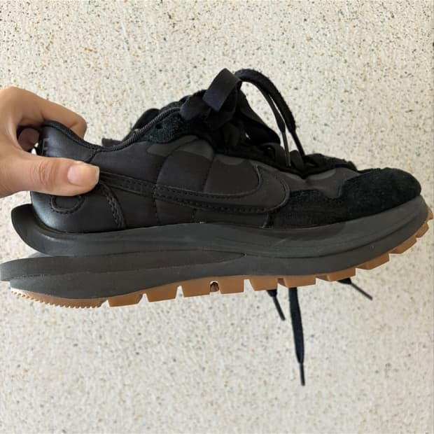 나이키 x 사카이 베이퍼와플 블랙 앤 검