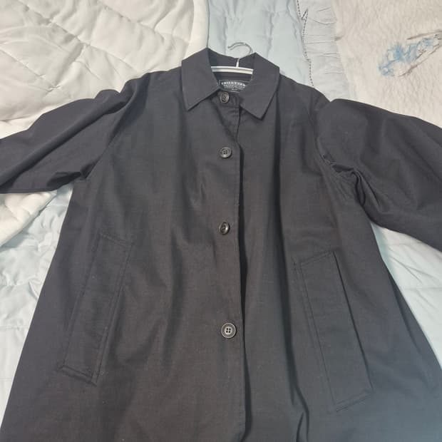 프리즘웍스 블랙 발마칸 코트 S