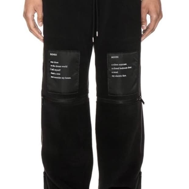 [46]솔로이스트 Soloist 19AW poem patch pants