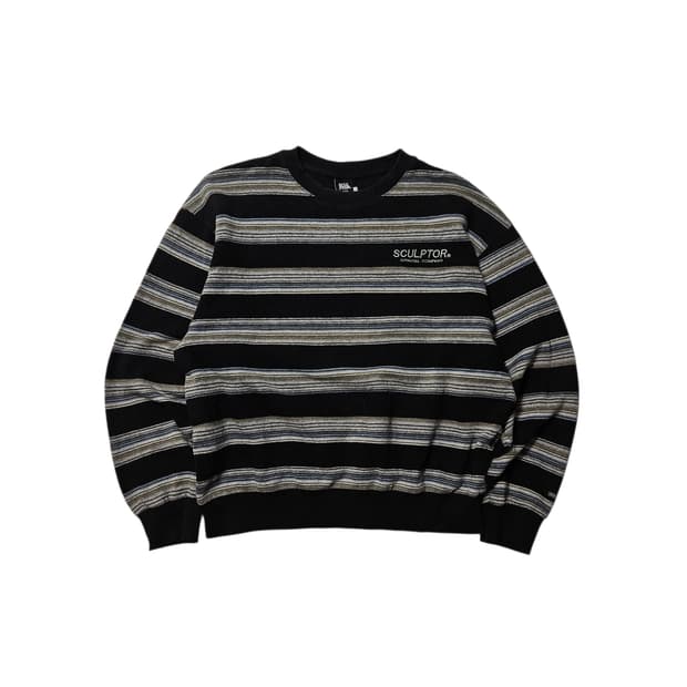 스컬프터 스트라이프 니트 M 