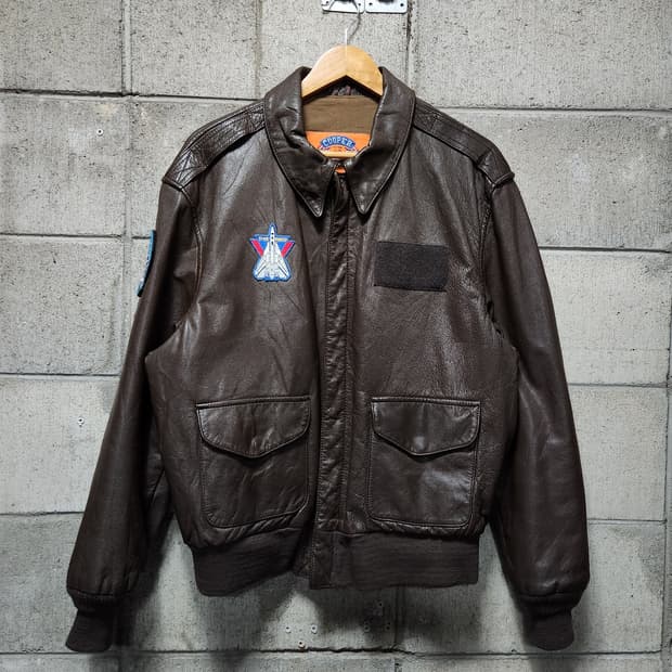 Cooper type A-2 미공군 고트스킨 A2 자켓 42 L 염소가죽