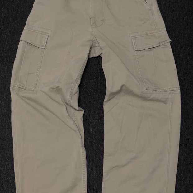 폴로 카고팬츠 베이지 90s