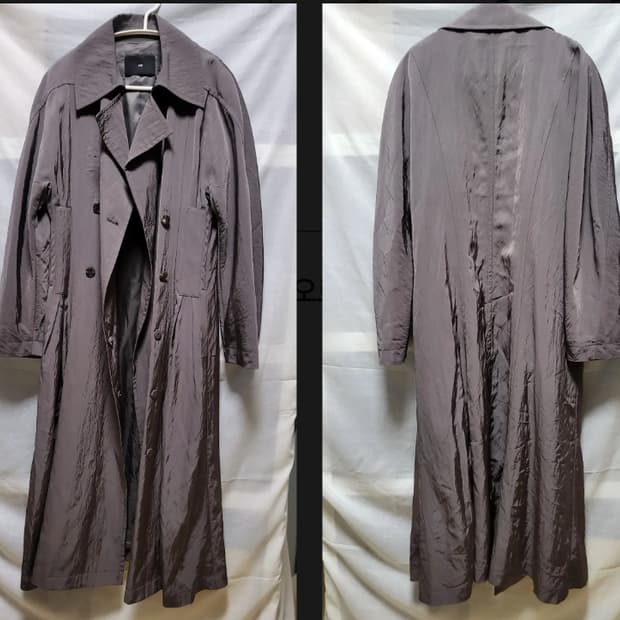 오르 ORR 그레이 롱 트렌치 S사이즈