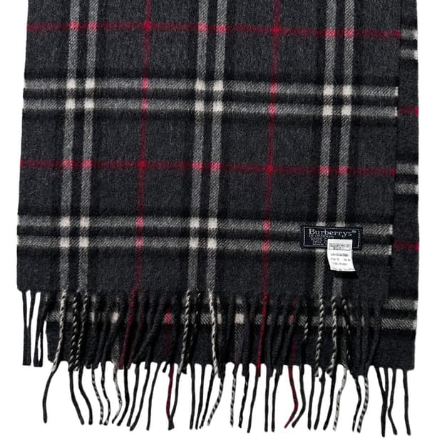 (매장판) 버버리 캐시미어 100% 체크 머플러 목도리