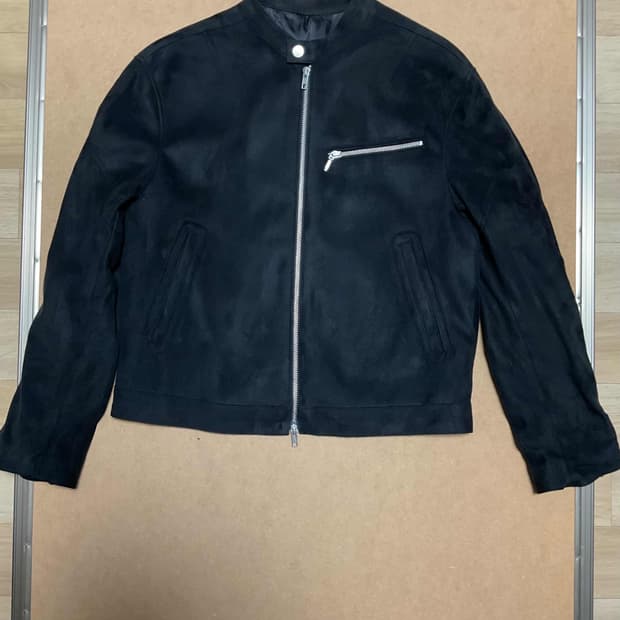 드로우핏 - 바이커 싱글 스웨이드 자켓