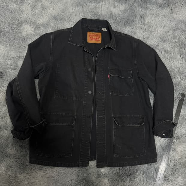 리바이스 흑청 워크자켓 M사이즈 