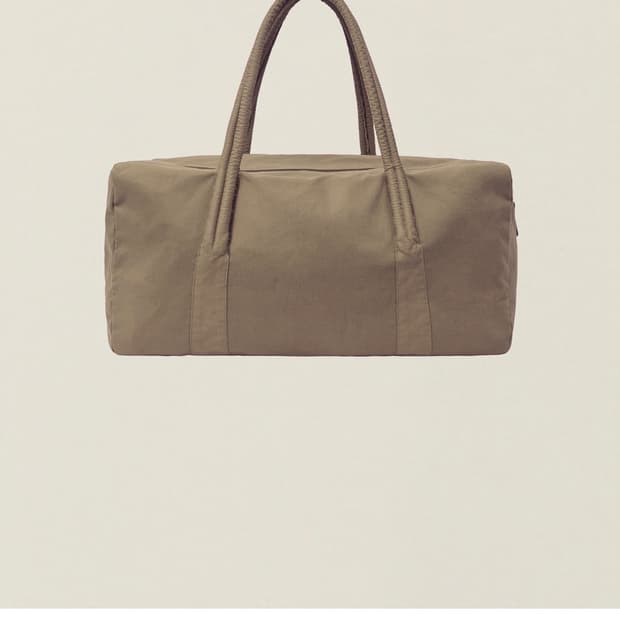 EE GARMENT DYED DUFFLE BAG (LARGE) BEIGE