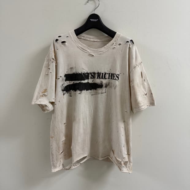 Vintage 커스텀 디스트로이드 티셔츠 