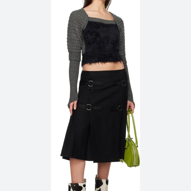 앤더슨벨 FURRY CHUNKY KNIT TOP (XS) 새상품