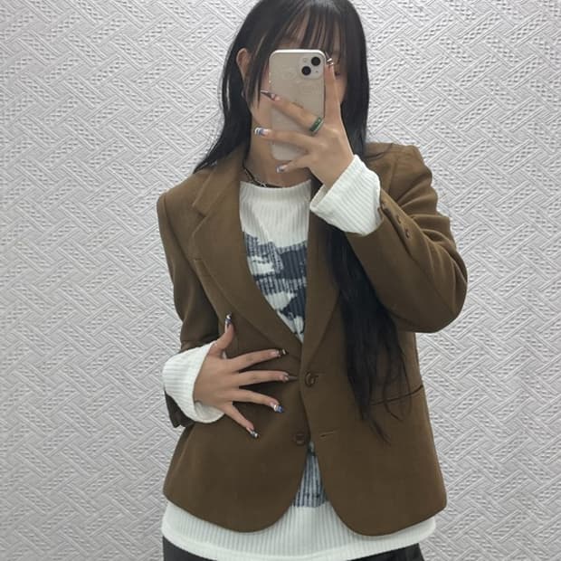 버버리 빈티지 90s 울 블레이저 90 C05507