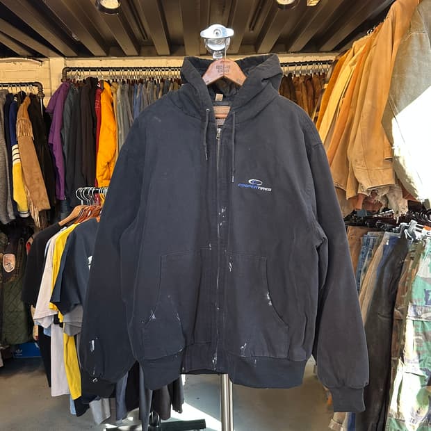 Swingster 덕 컨버스 액티브 페인팅 워크 자켓