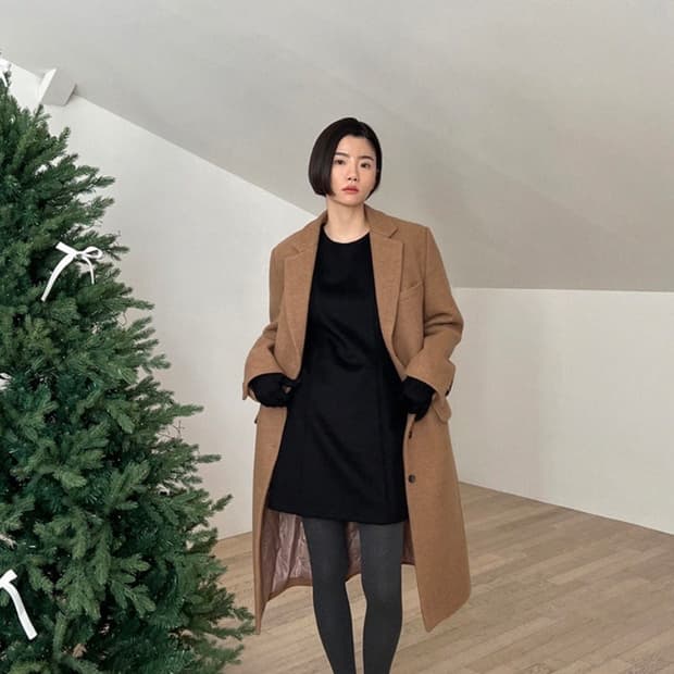 가내스라 카멜 롱코트 S