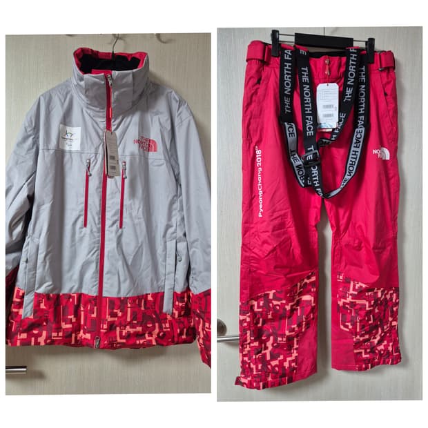 (새제품) 노스페이스 평창동계올림픽 에디션 스키복 세트