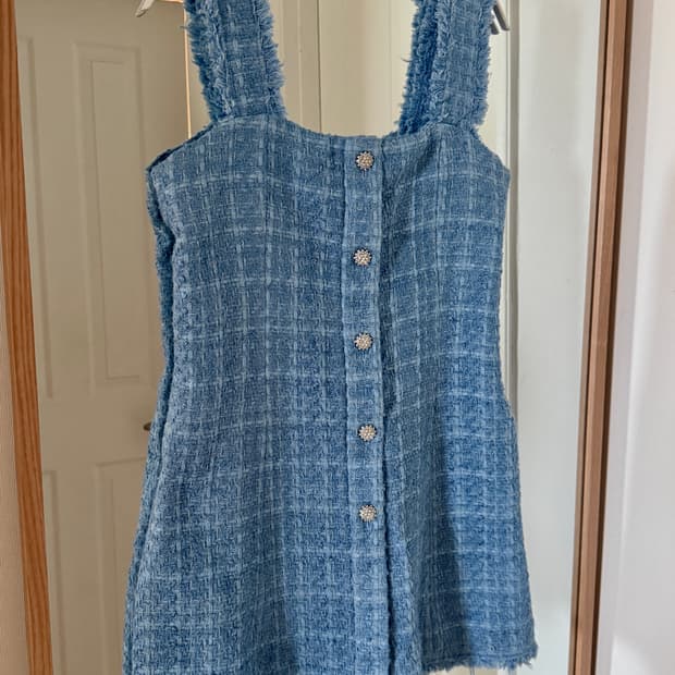 자라 트위드 원피스 