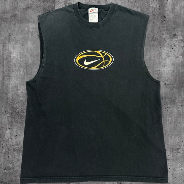 빈티지 90s 나이키 슬리브리스 USA made