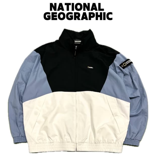 (L) 내셔널지오그래픽 우븐 바람막이