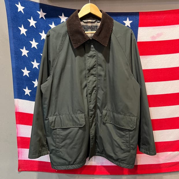 유니클로 코듀로이 카라 바버맛 자켓