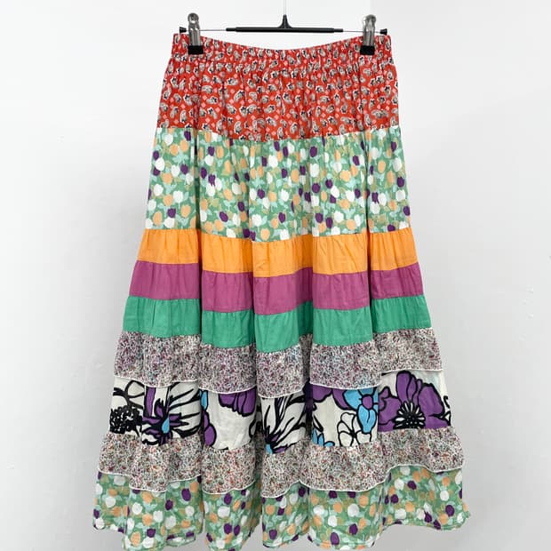 하구미 모리 패치 캉캉 스커트