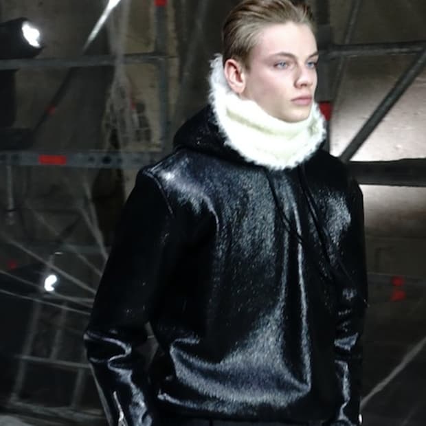 (급급처) 17aw 생로랑 파리 레더 퍼 무스탕 46