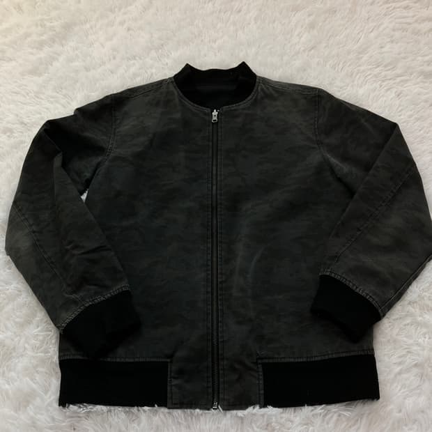 빈티지 블랙 밀리터리 블루종 784 y2k 스트릿 갸루 펑키 일본빈티지