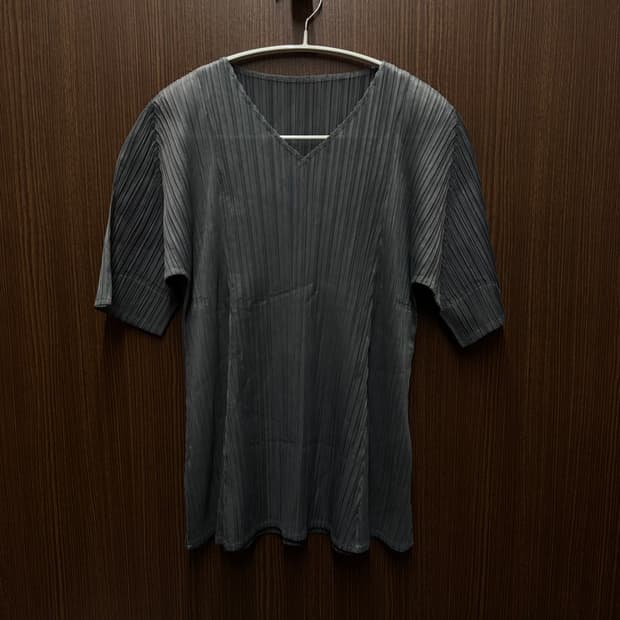 몽플리쎄 반팔 블라우스 