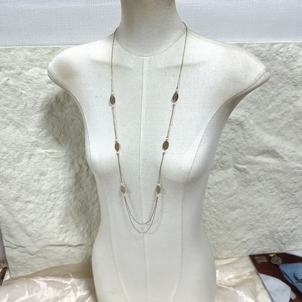 빈티지 레이스 메탈 오리엔탈 목걸이