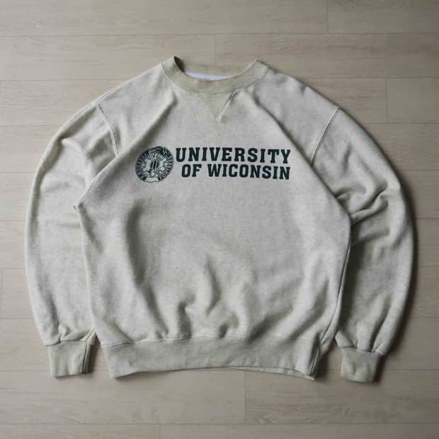 빈티지 위콘신 Univ. 스웻셔츠 맨투맨