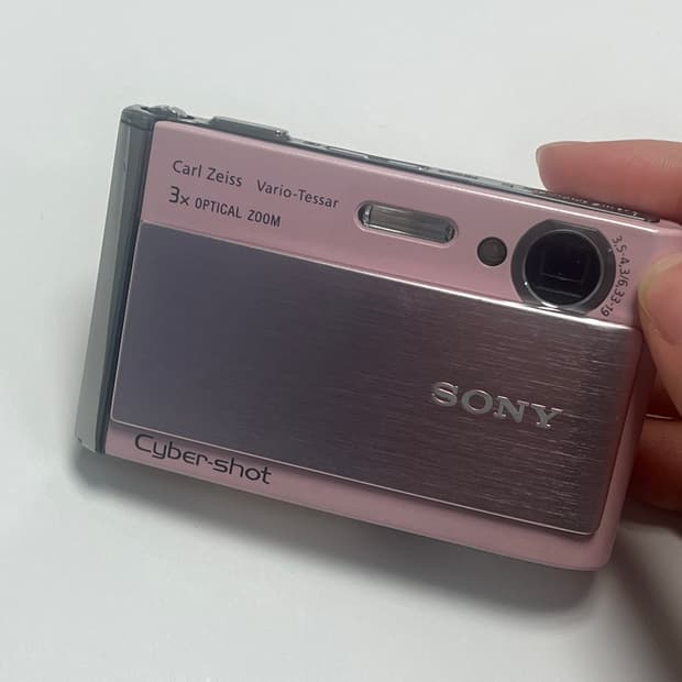 소니 사이버샷 DSC-T70 핑크 디카(작례O)