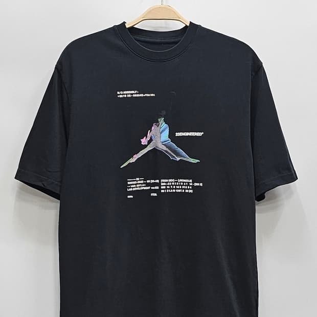 NIKE 나이키 조던 23 엔지니어드 그래픽 반팔 티셔츠 / 남 M 블랙