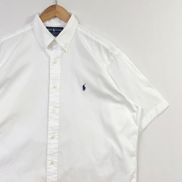 XL 폴로 화이트 셔츠