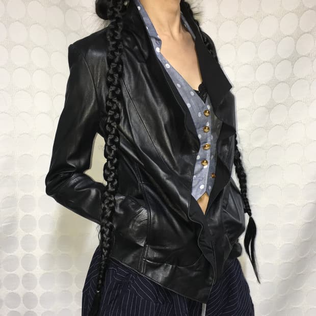 DKNY 양가죽 재킷