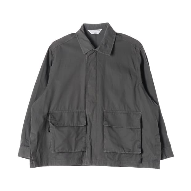 커스텀어클락 에센셜 크롭 필드 워크 자켓 차콜 M