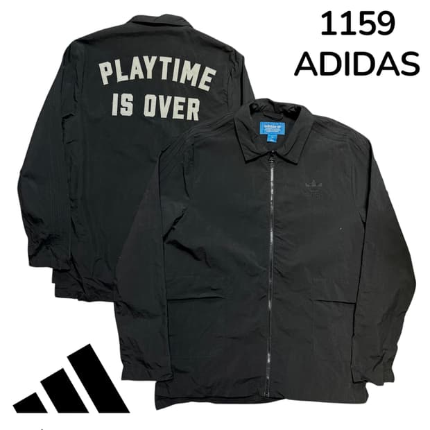 아디다스 블랙 파이어버드 바람막이 110