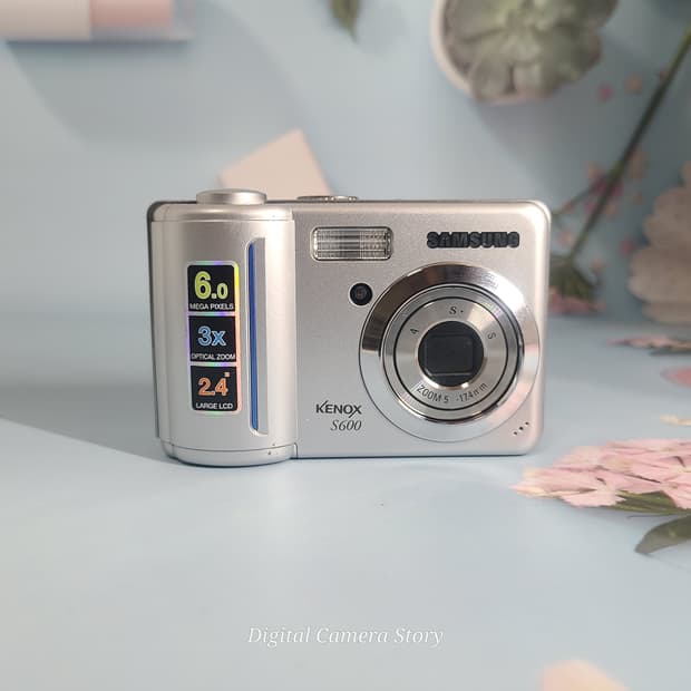 삼성 케녹스 S600 실버 디카 (빈티지 카메라)