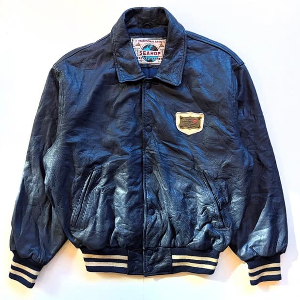 80년대'SEAHOP'바시티 자켓