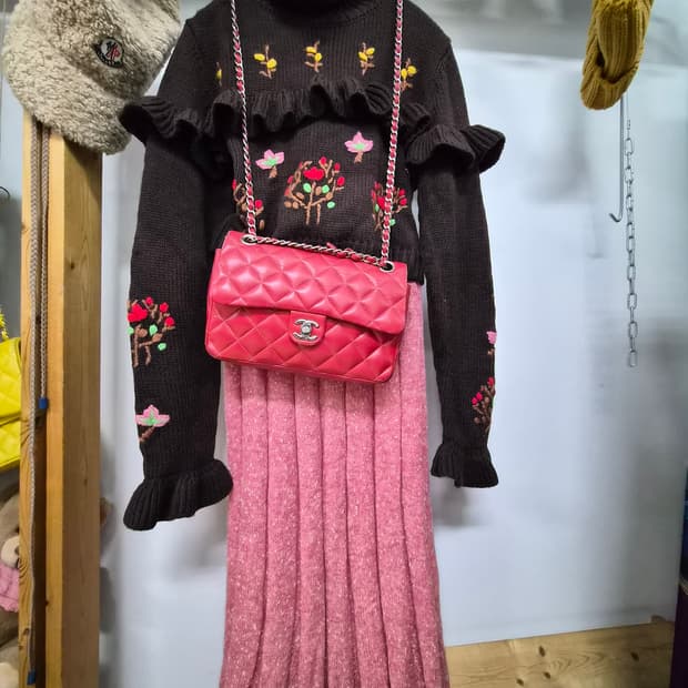 자라 자수프릴니트. mcsister 니트스커트