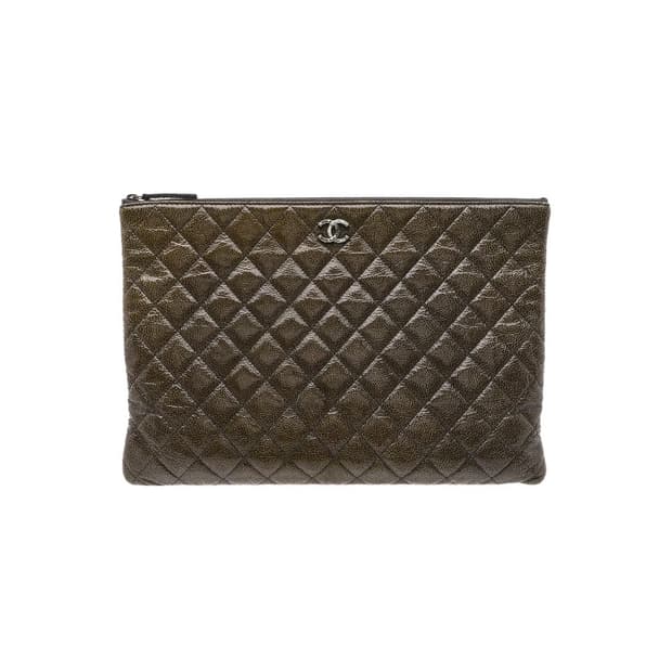 [A급] 샤넬 페이던트 은장 클러치 라지 판매합니다!!!