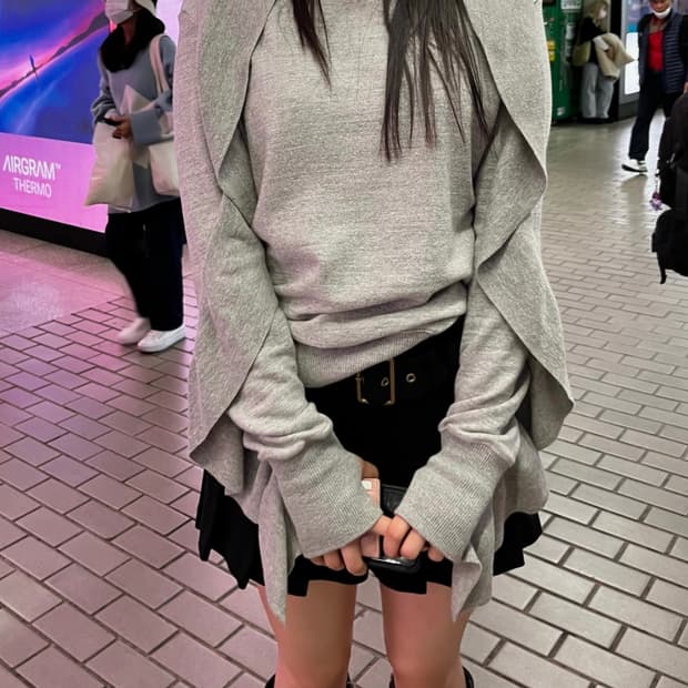 Kapital 그레이 러플 스웻셔츠 1 Size