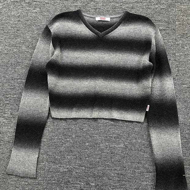 오디너리홀리데이 크롭 니트 