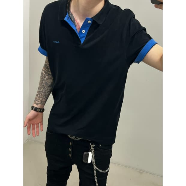 간트 베이직 카라 반팔티 r4101