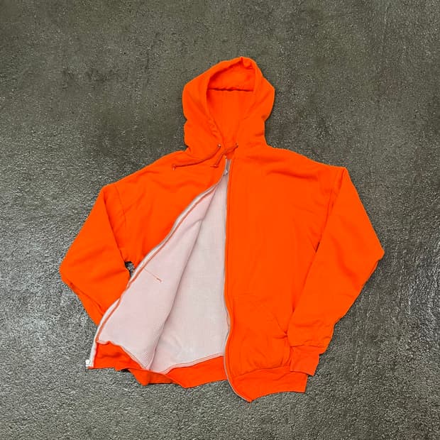 90s 빈티지 써멀 후드 집업 (100-105)