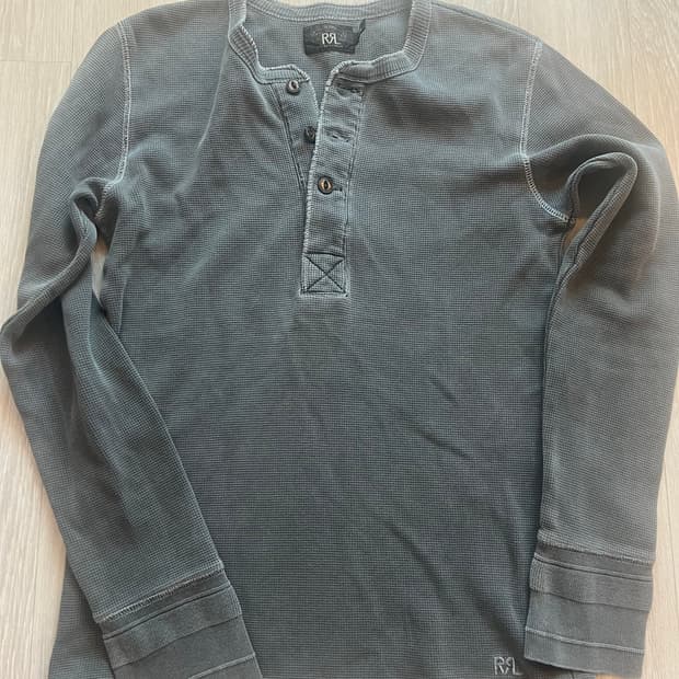 RRL henry neck 