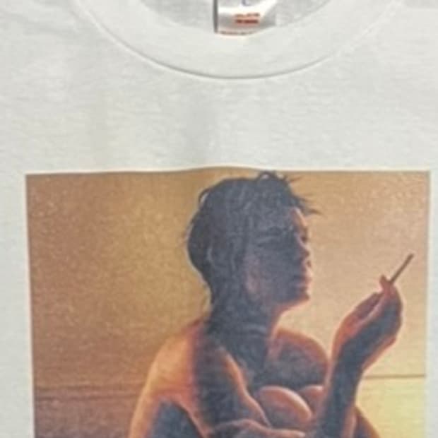 빈티지 누드포토그래피 티셔츠