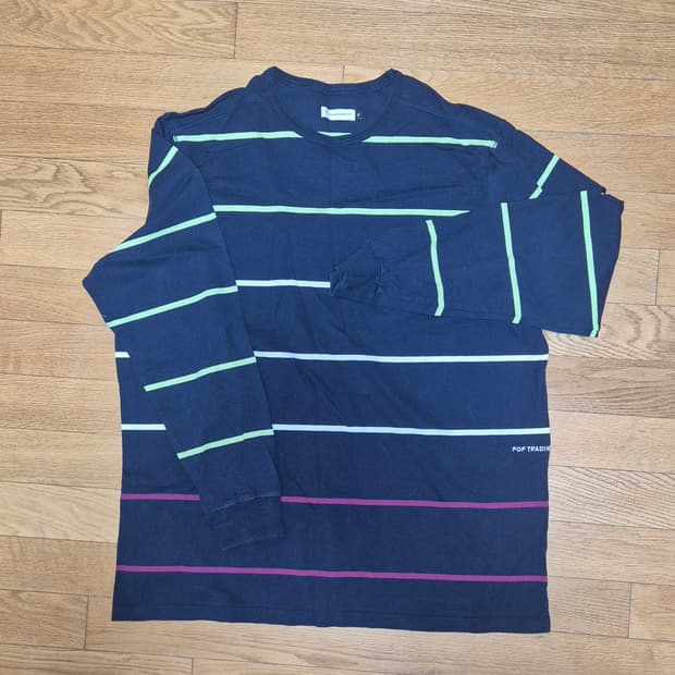 팝 트레이딩 컴퍼니 스트라이프 롱슬리브 XL